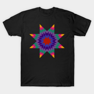 Star Quilt Pattern T-Shirt